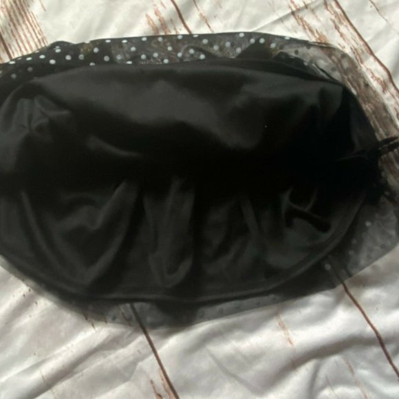 Epic Threads girls polka dot, pull on skirt-black/white-size 5-NWT - Picture 4 of 5